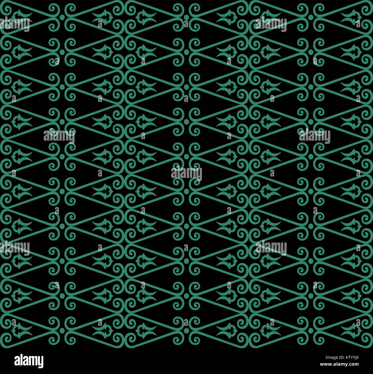 Antique seamless green background curve spiral cross check frame Stock ...