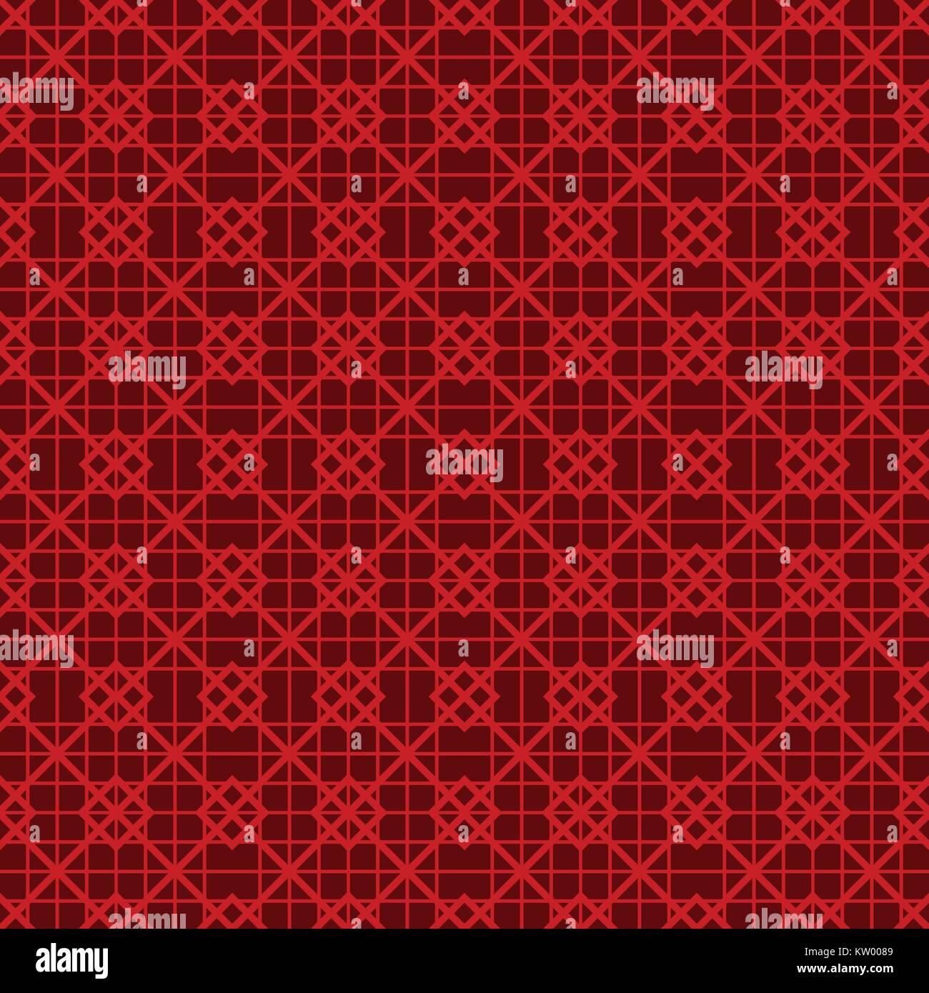 Seamless vintage Chinese window tracery square check line pattern ...