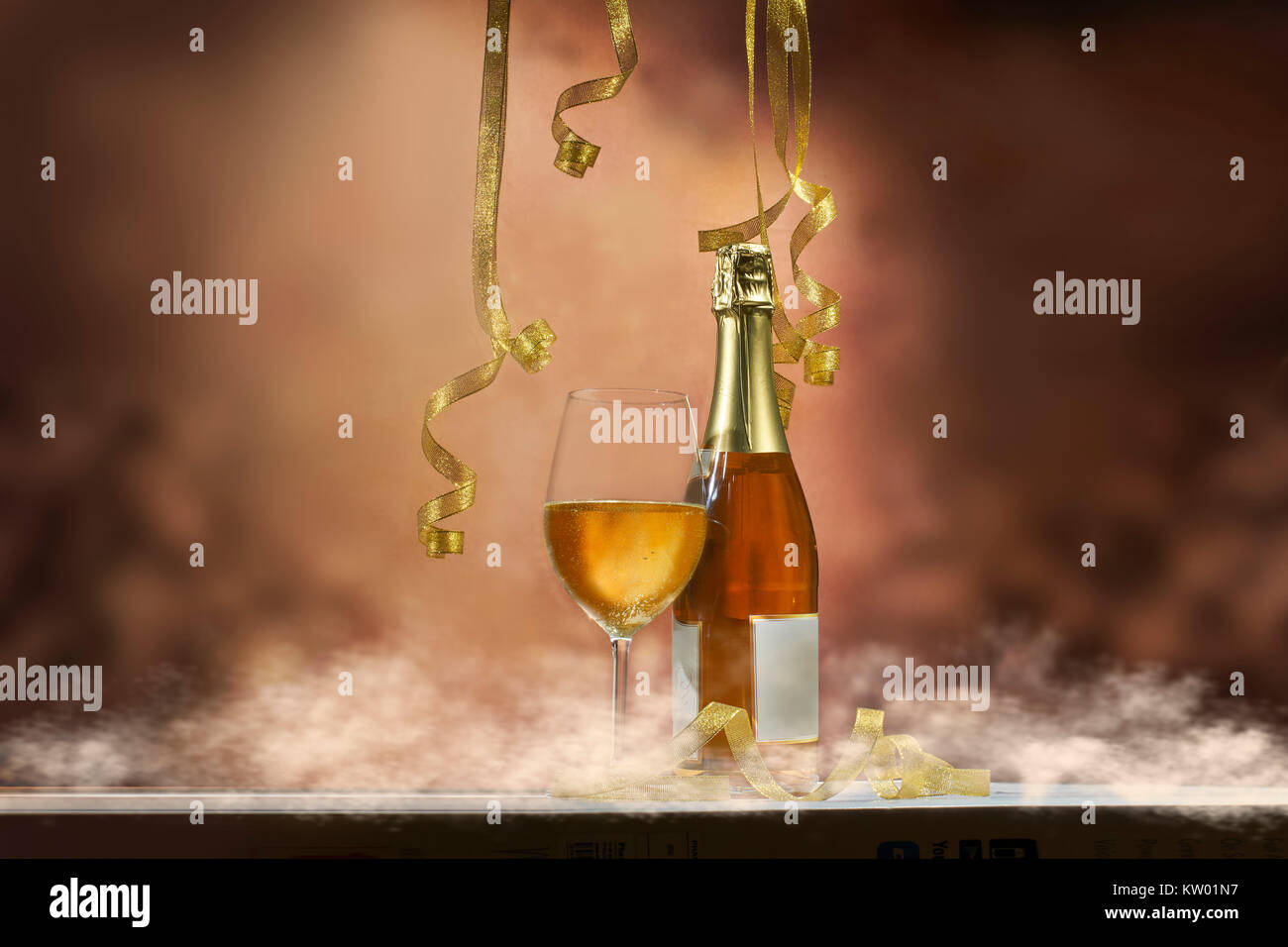 Champagne And Wine Glasses Party Time Stock Photo Alamy