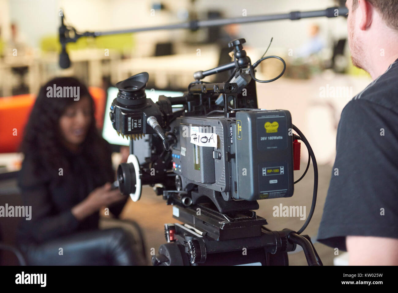 filming Stock Photo