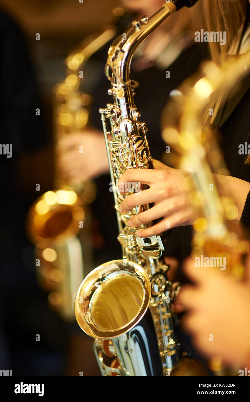 saxophone Stock Photo