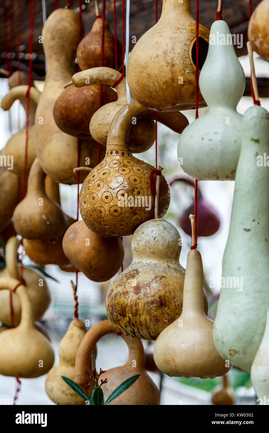 Hanging gourds hires stock photography and images Alamy