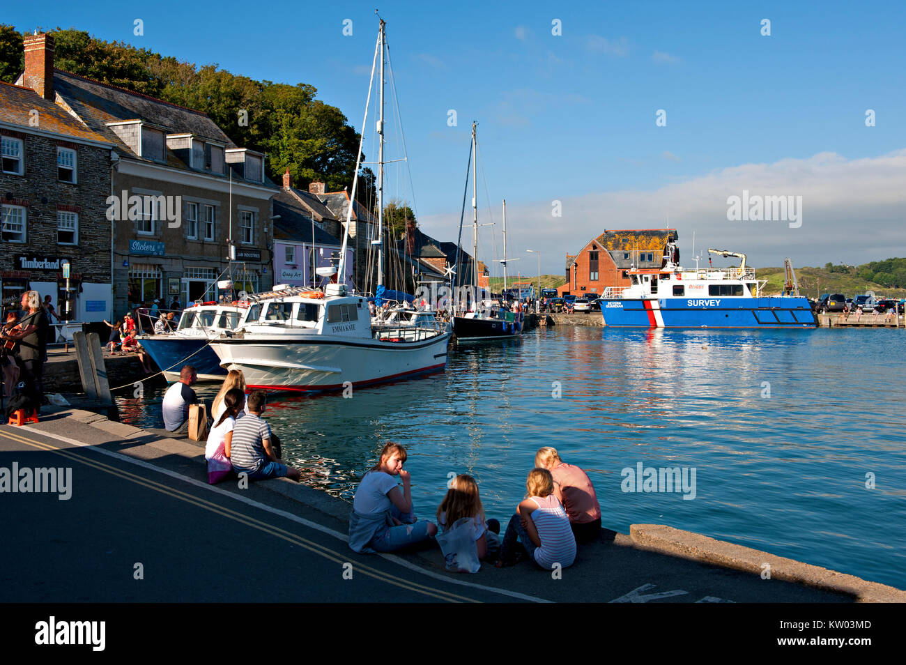 Padstow Harbour Cornwall,UK Stock Photo