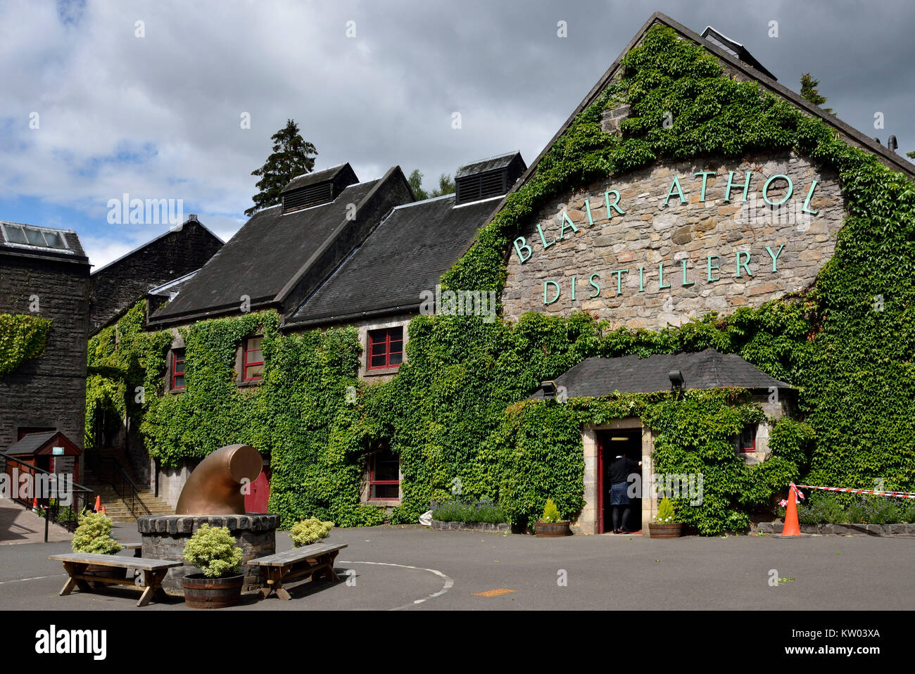Scotland, highlands, whisky distillery Blair Athol in Pitlochry
