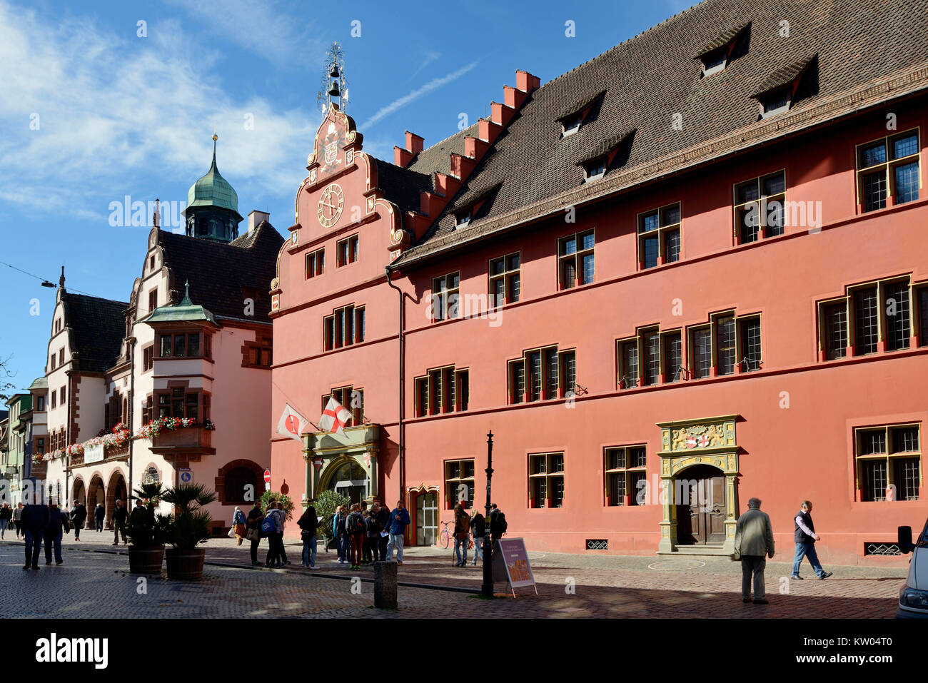 Freiburg, old city hall, Altes Rathaus Stock Photo