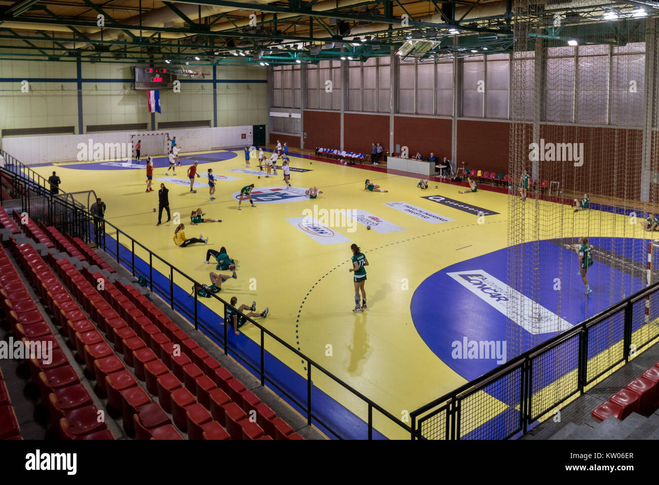 Handball court hires stock photography and images Alamy