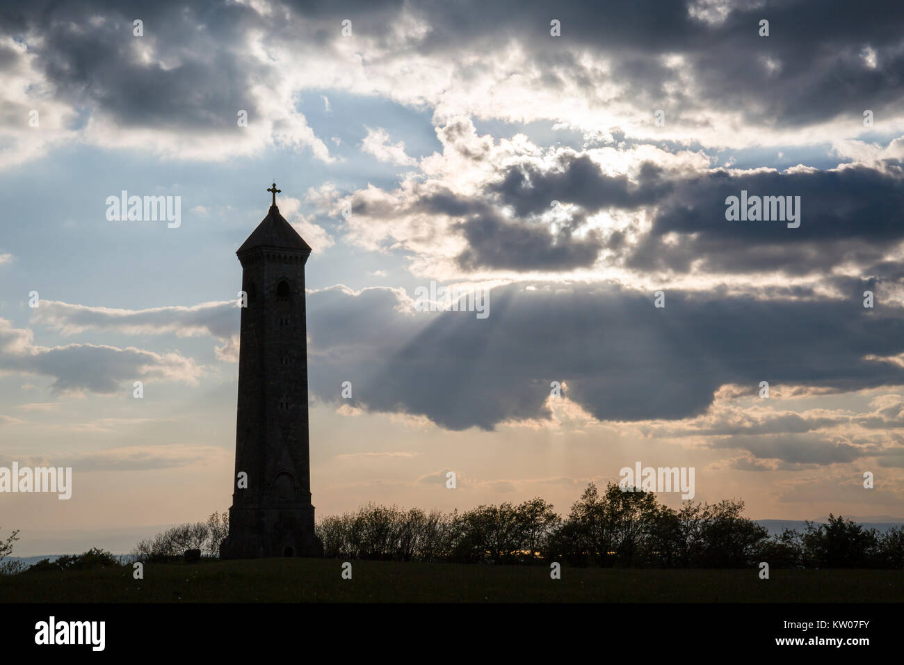 The Tyndale Monument, Wotton Under Edge, Gloucestershire, UK Stock