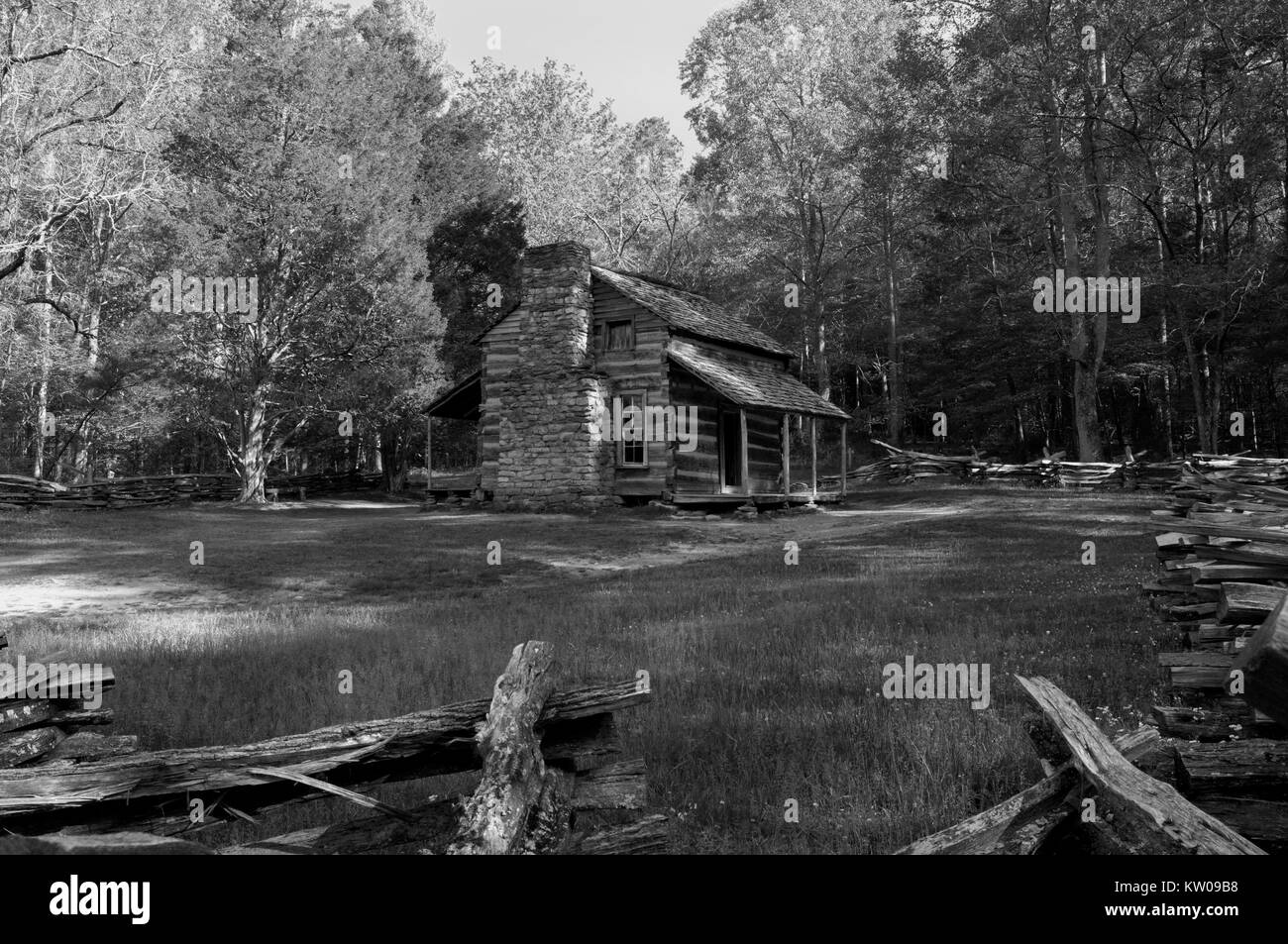 John Oliver S Cabin In Cades Cove Of Great Smoky Mountains Tn