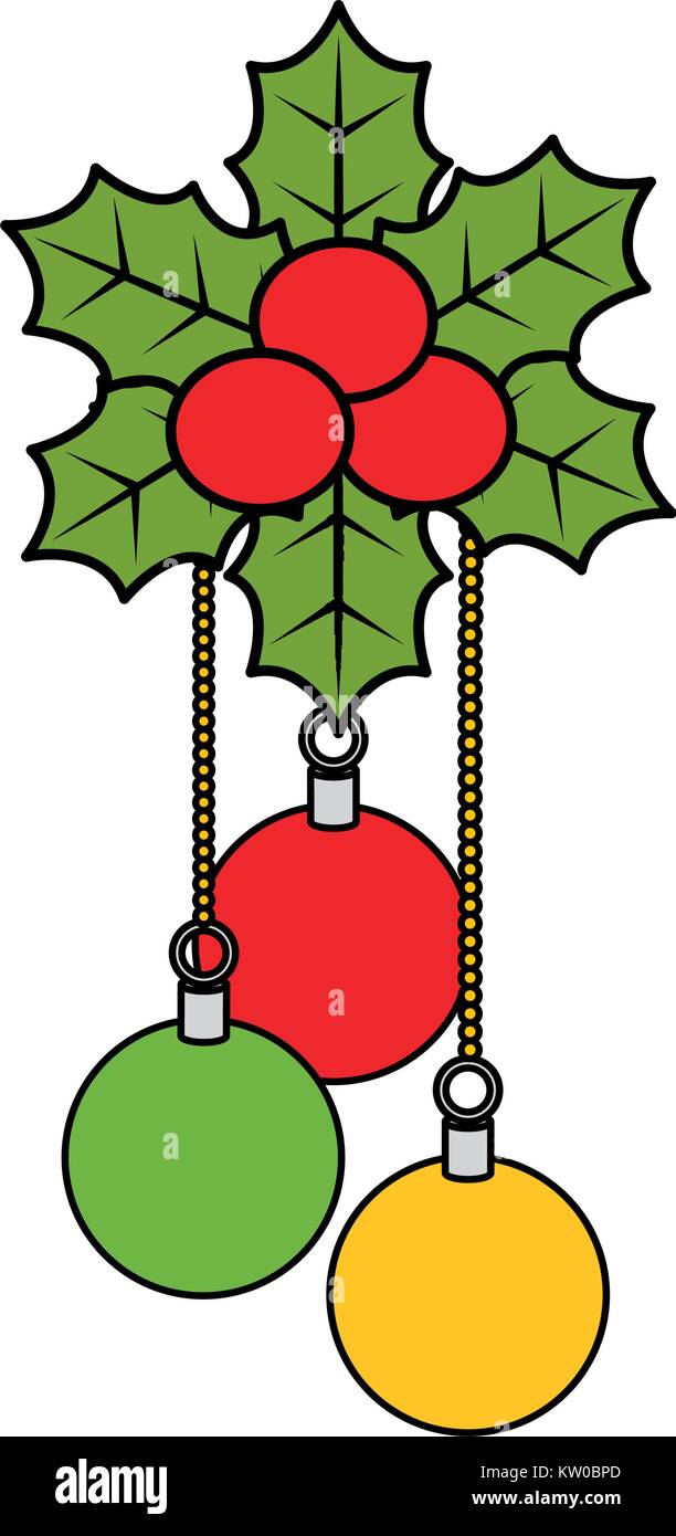 christmas ball hanging icon Stock Vector Image & Art - Alamy