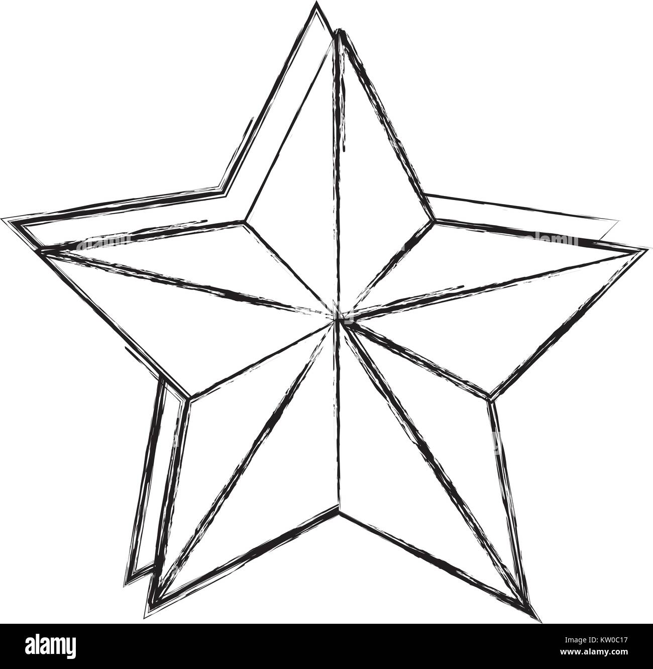 christmas star decorative icon Stock Vector Image & Art - Alamy
