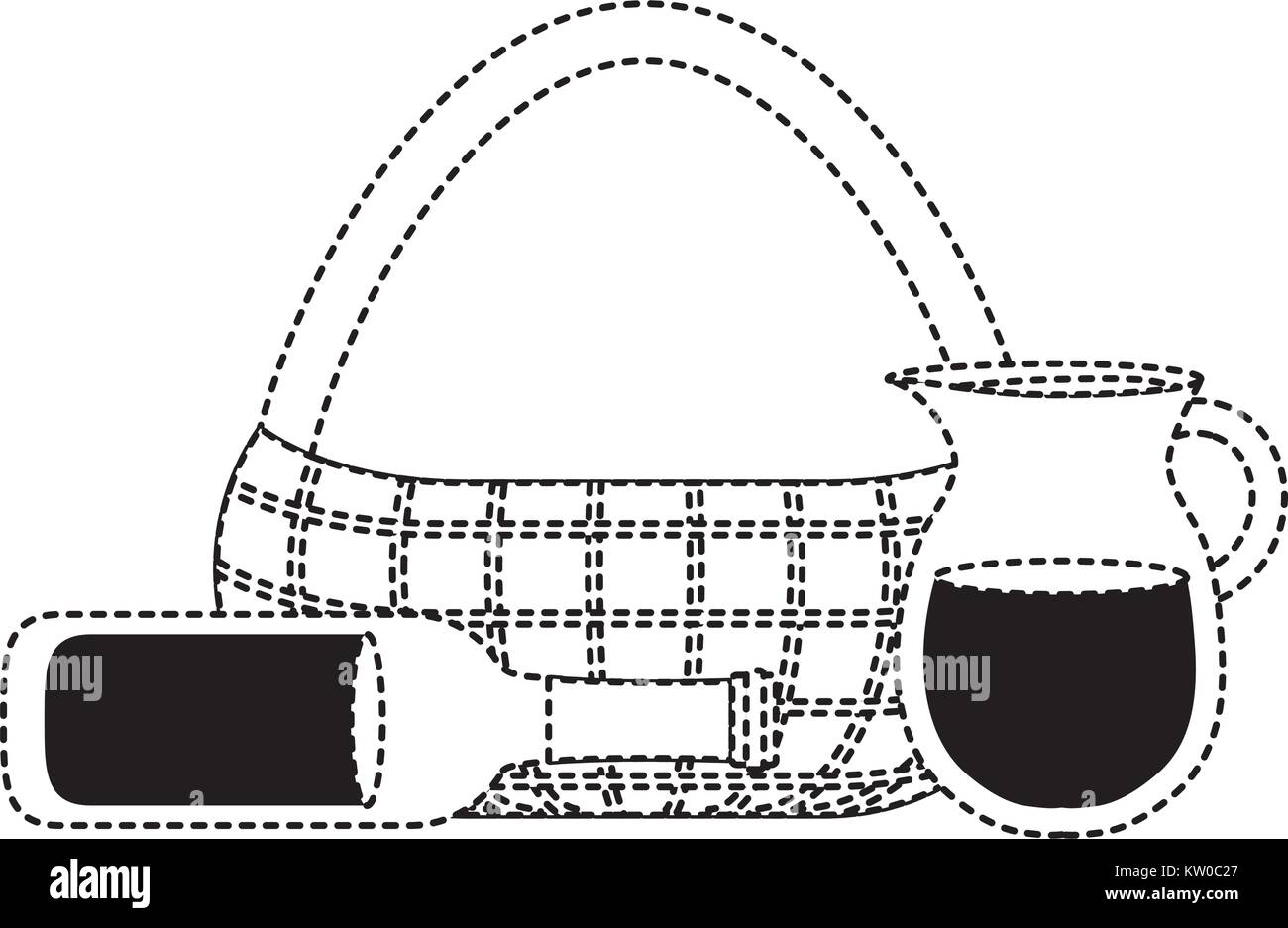 picnic image vector illustration Stock Vector Image & Art - Alamy