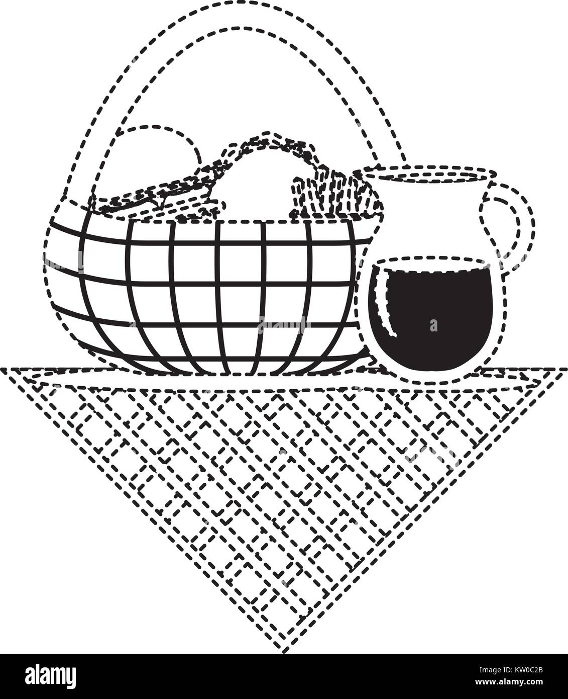 picnic image vector illustration Stock Vector Image & Art - Alamy
