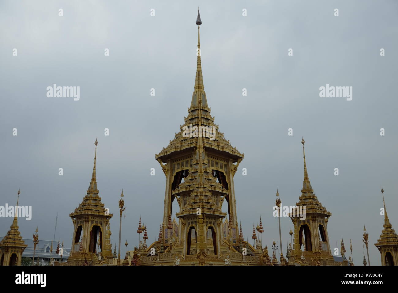 Thailand's King Rama IX Royal Crematorium Stock Photo