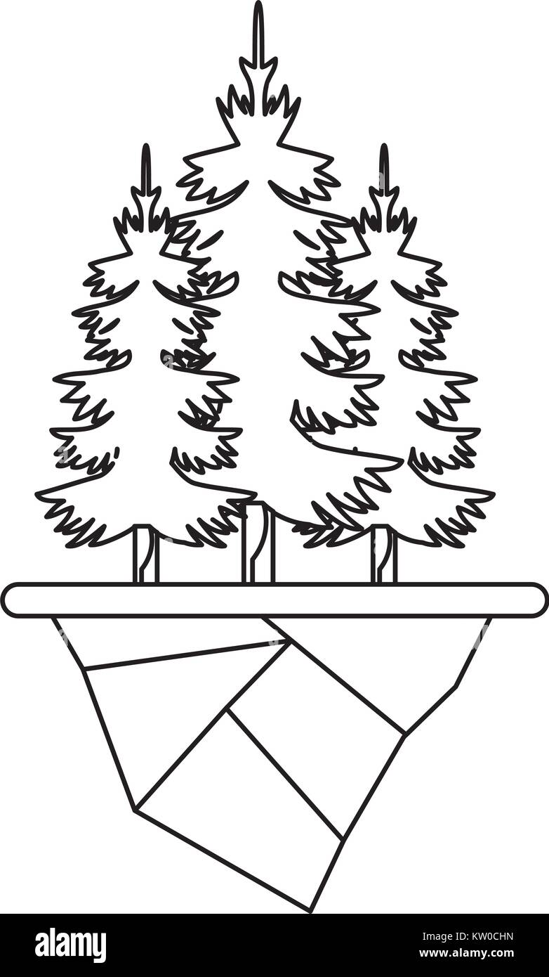 pine trees design Stock Vector Image &amp; Art - Alamy