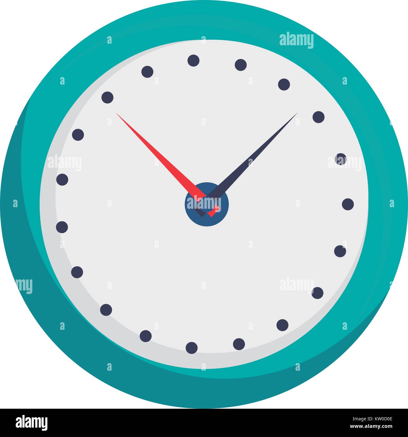 wall clock icon Stock Vector Image & Art - Alamy