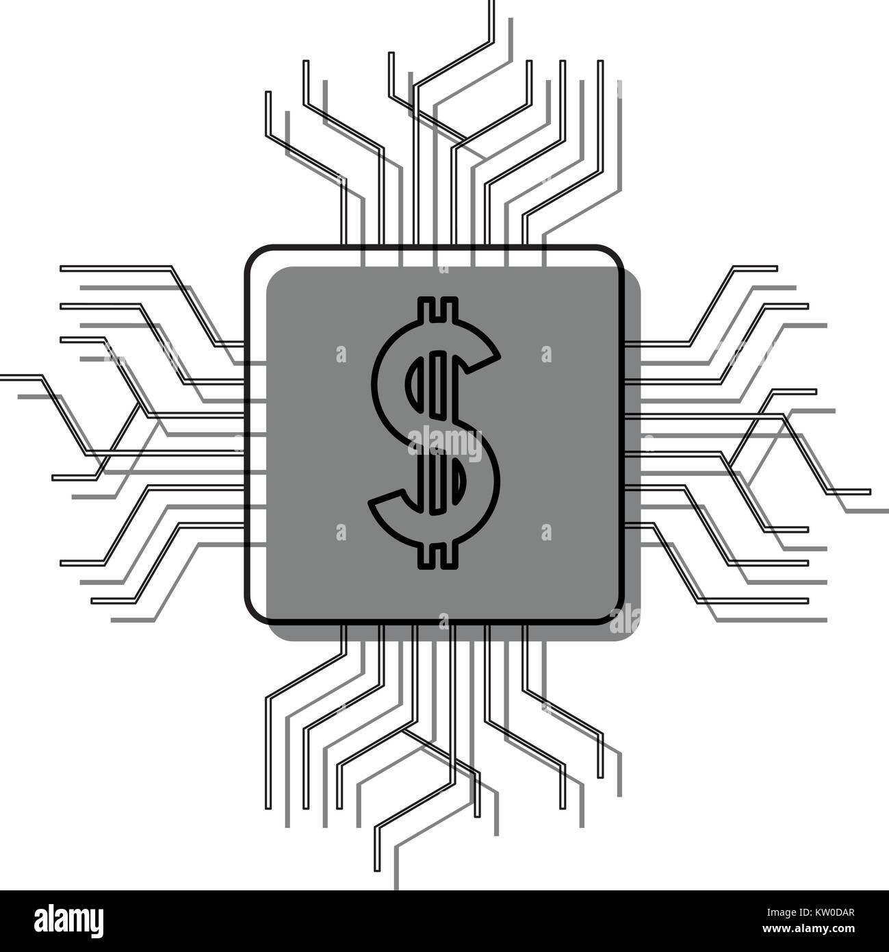 money chip icon Stock Vector Image & Art - Alamy