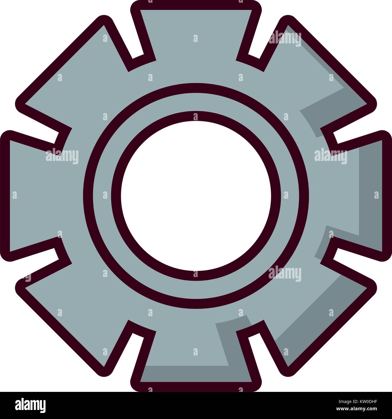gear wheel icon Stock Vector Image & Art - Alamy