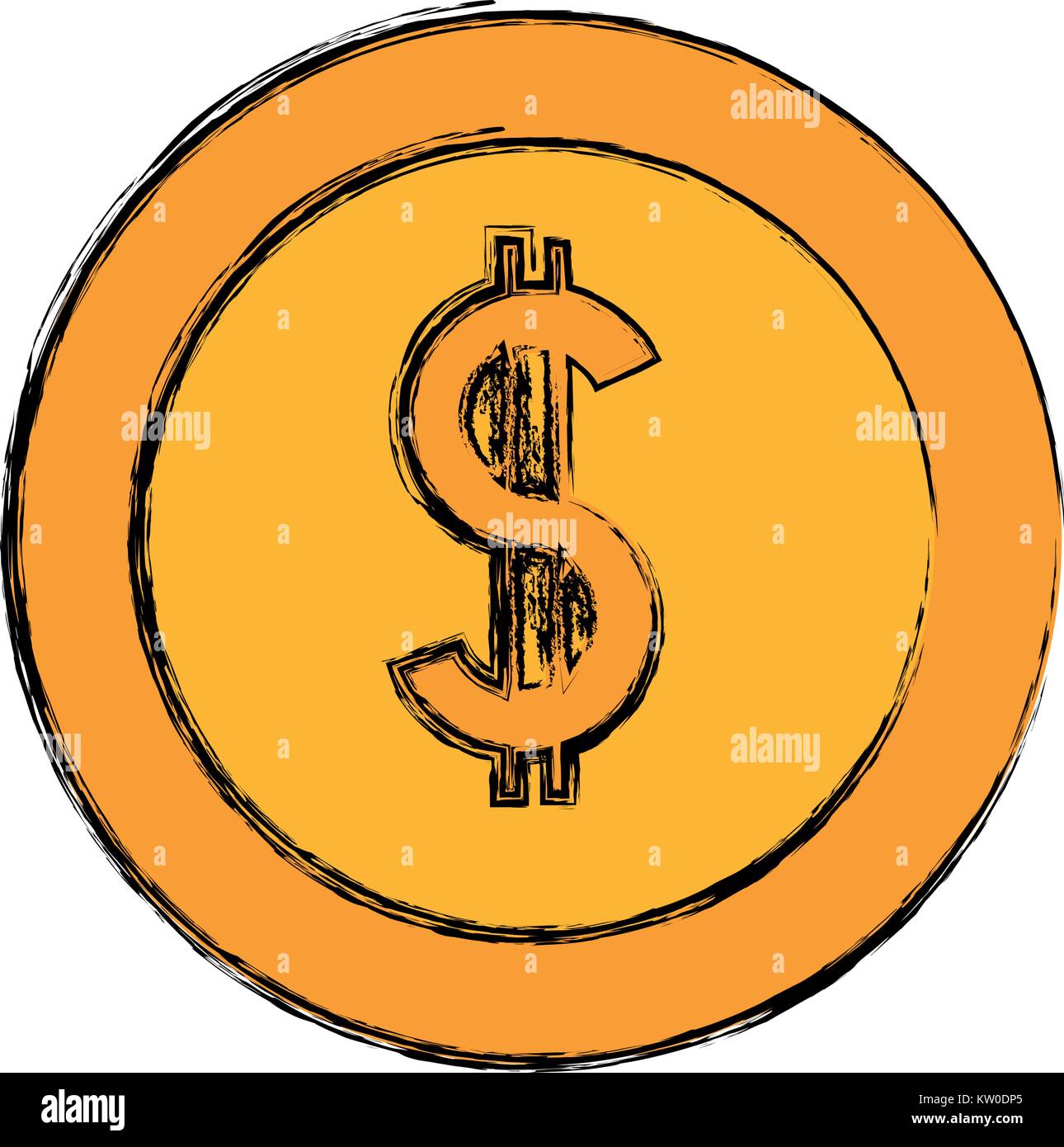 money coin icon Stock Vector Image & Art - Alamy
