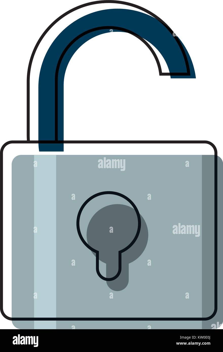 open padlock icon Stock Vector Image & Art - Alamy