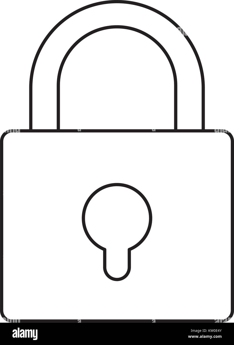 locked padlock icon Stock Vector Image & Art - Alamy