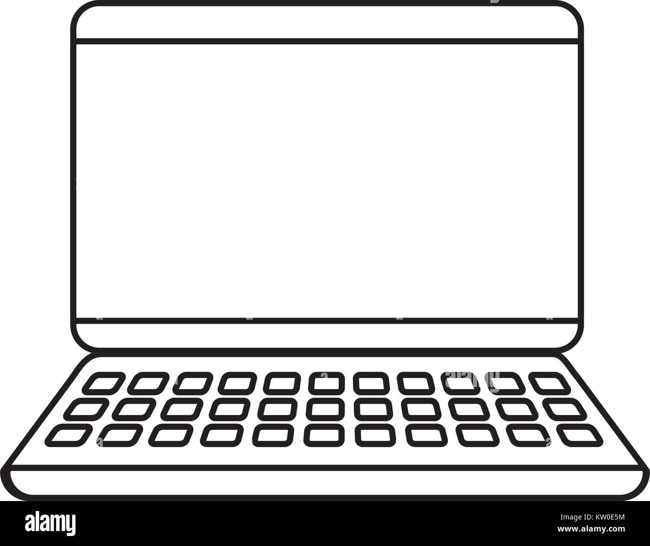 Computer Icon Black and White Stock Photos & Images - Alamy