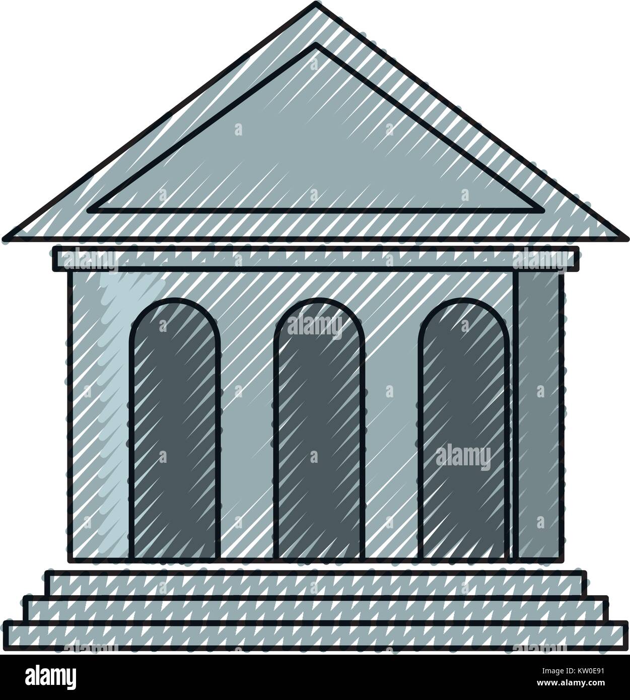 bank building icon Stock Vector Image & Art - Alamy