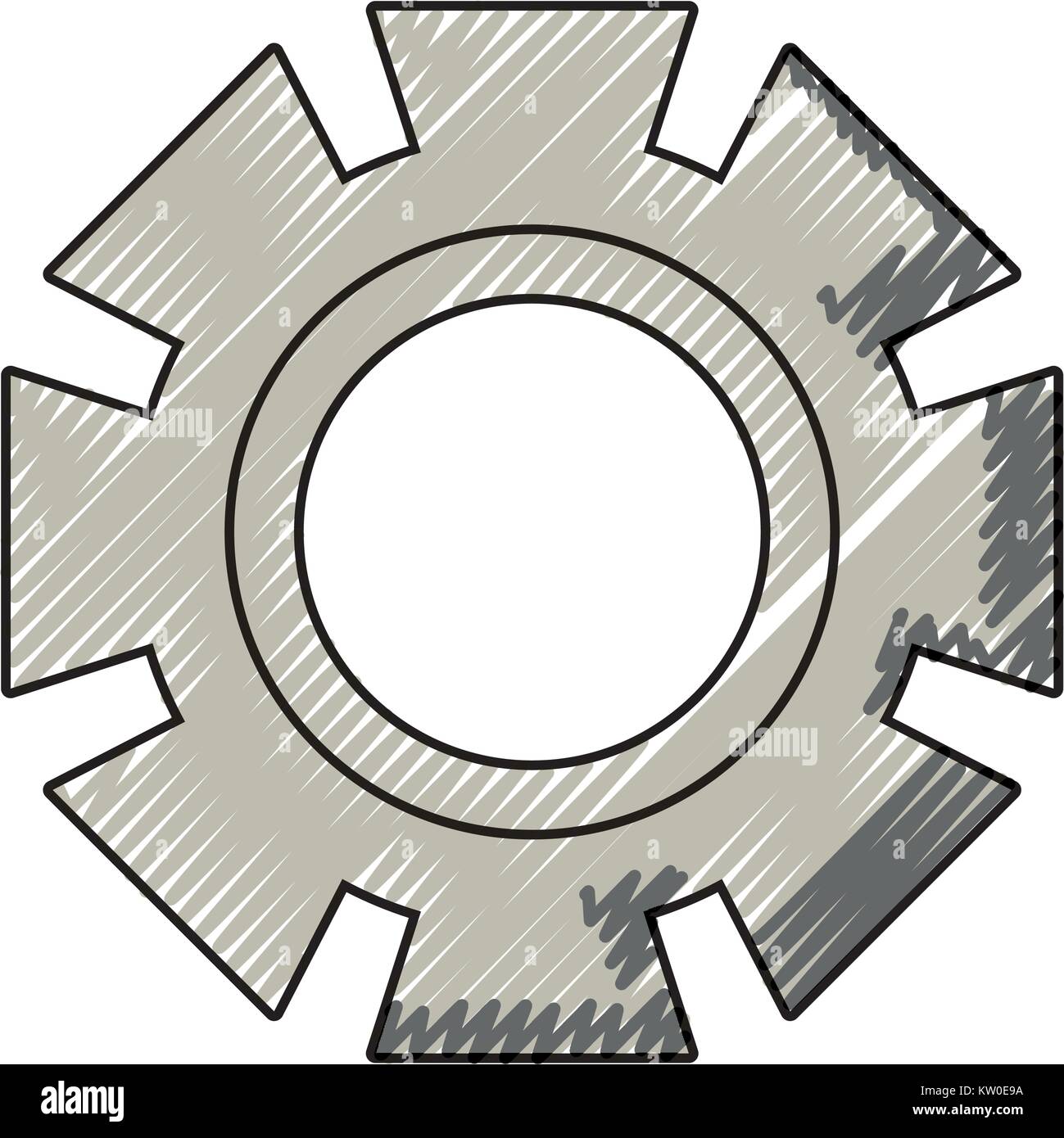 gear wheel icon Stock Vector Image & Art - Alamy