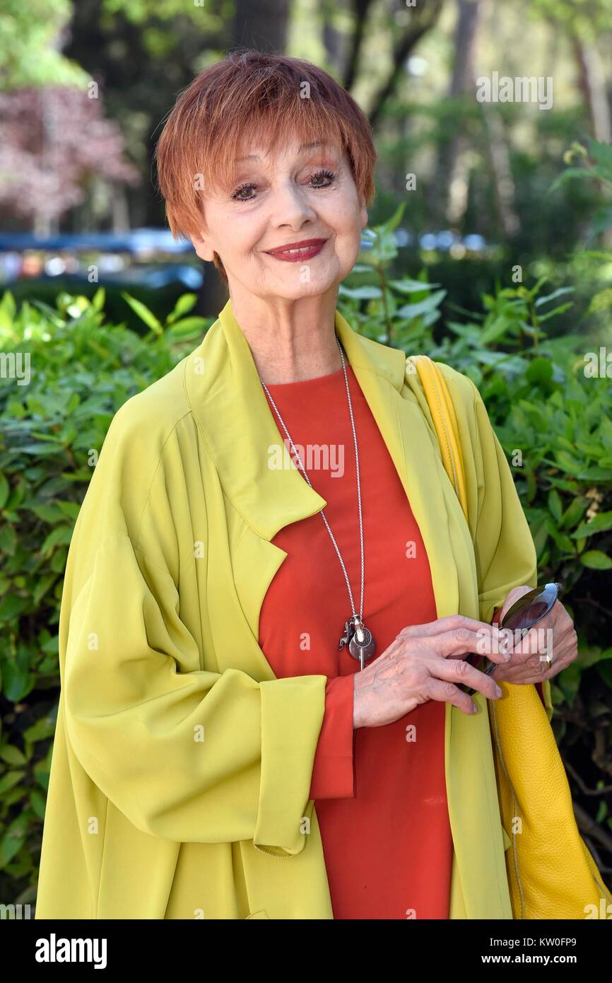 Italy, Rome, 11 May 2017 : Photocall of the movie 'Orecchie' (Ears) Pictured Milena Vukotic    Photo © Fabio Mazzarella/Sintesi/Alamy Stock Photo Stock Photo