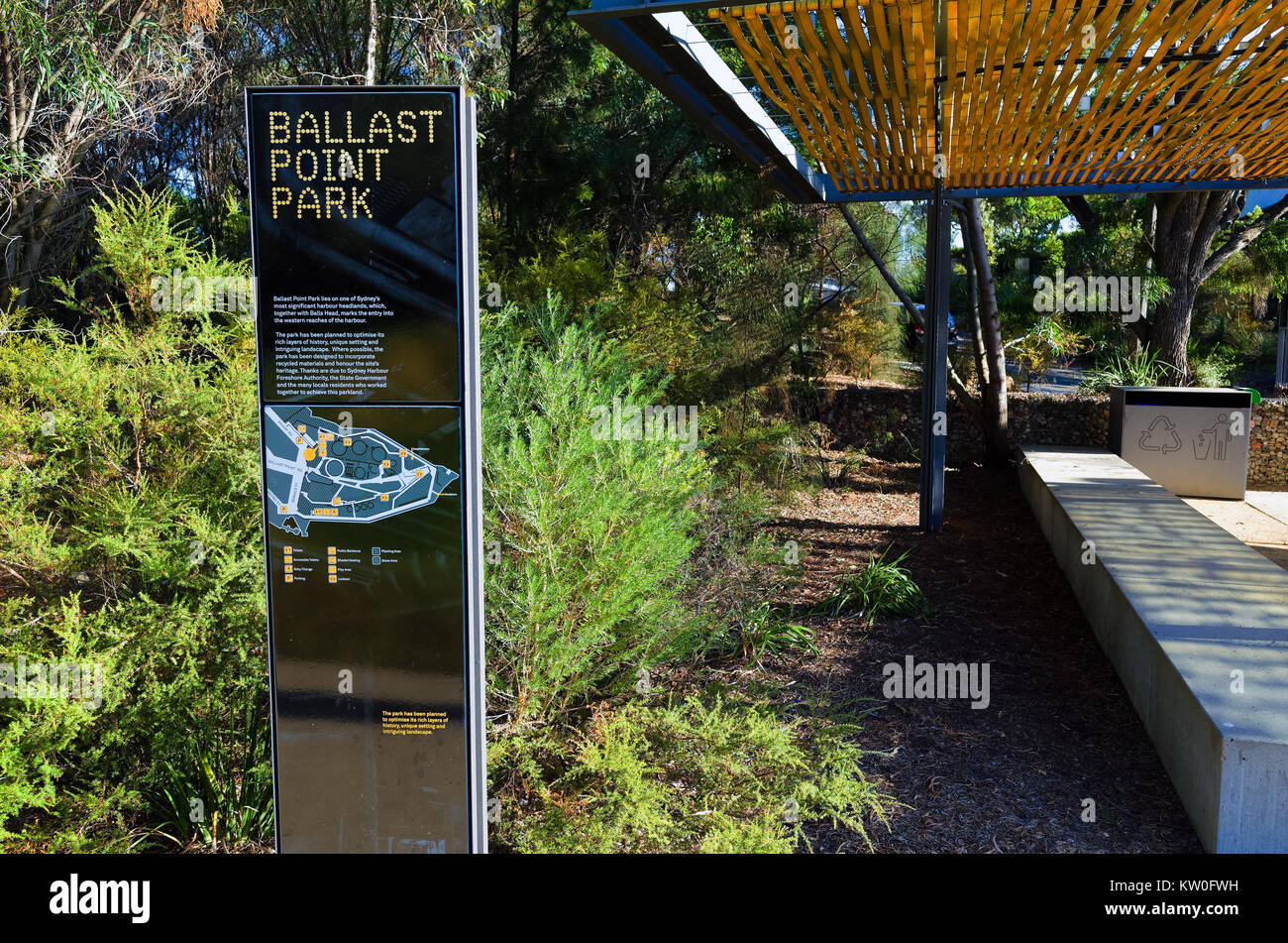 Ballast Point Park Birchgrove Sydney Australia Stock Photo Alamy