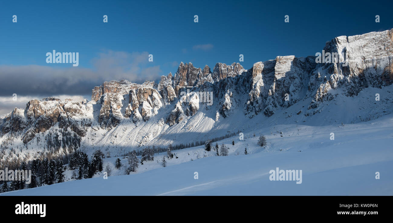 Giau Pass - Passo Giau - The Dolomites, Italy Stock Photo