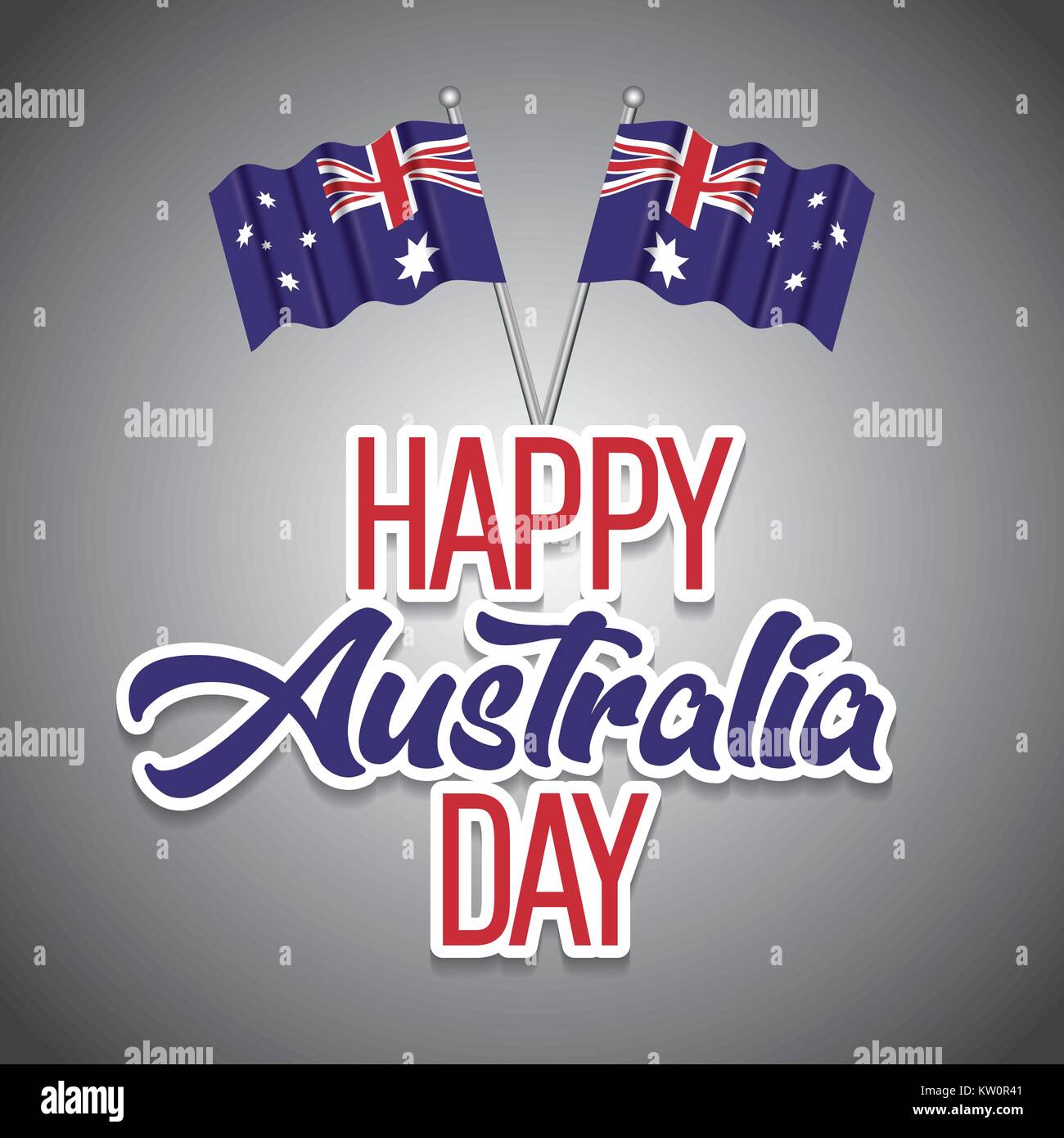 happy australia day background Stock Vector Image & Art Alamy