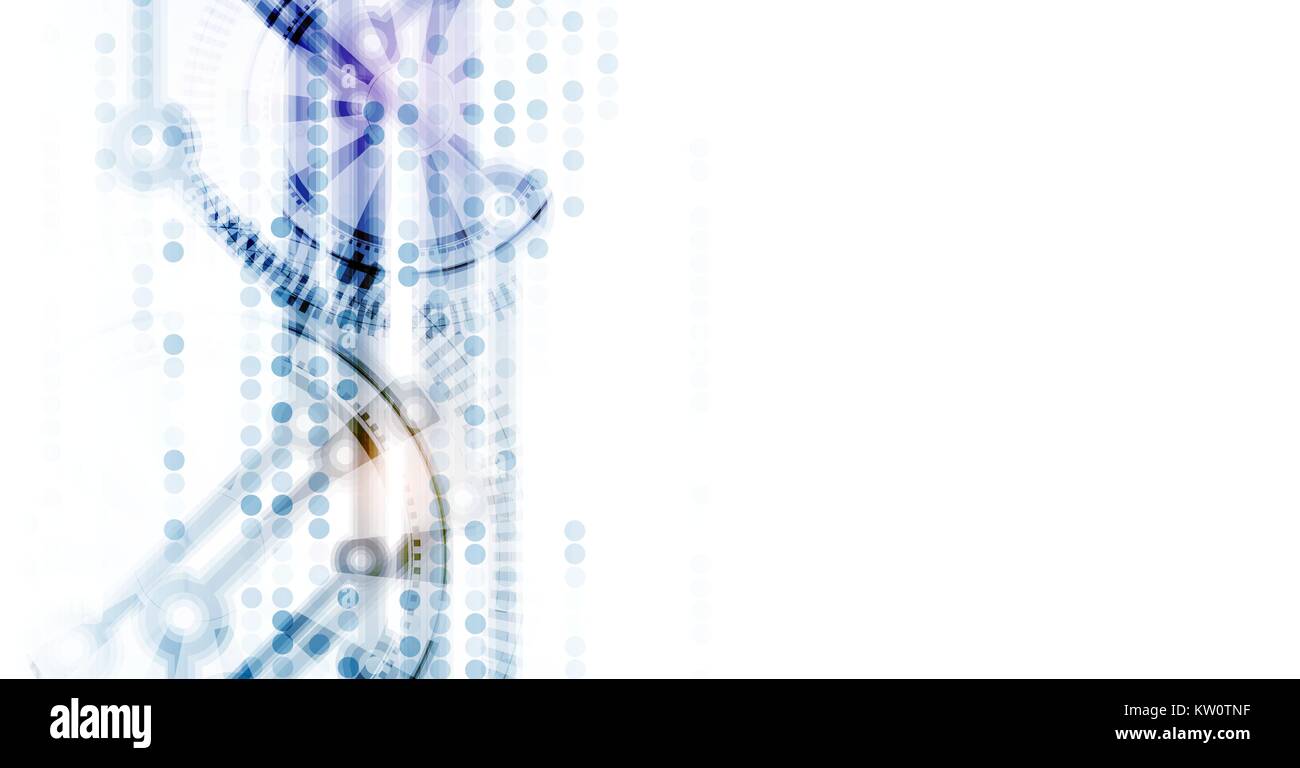 Information digital concept futuristic Cut Out Stock Images Pictures