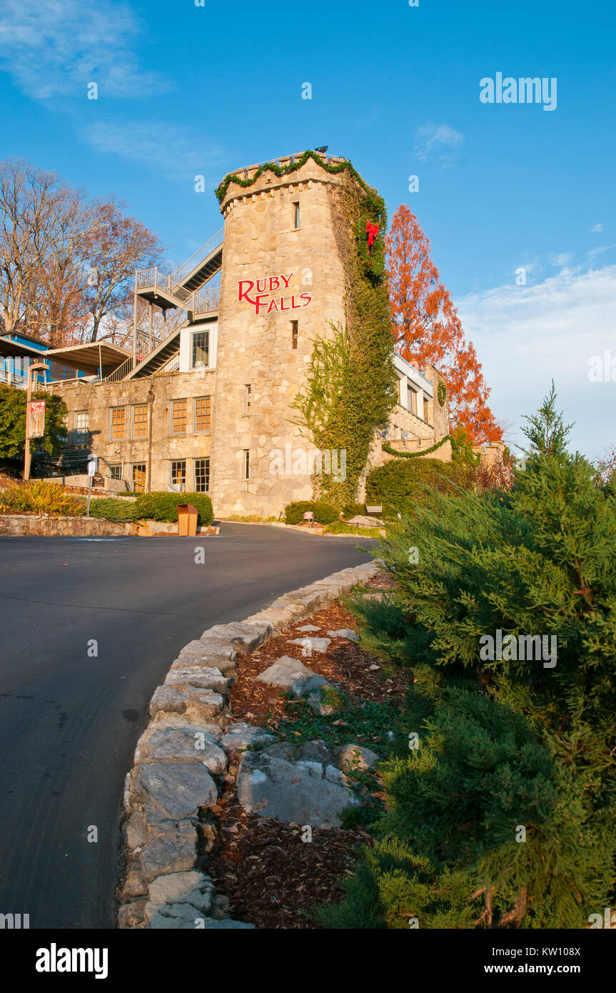 The Lookout Mountain Tower provides magnificent views of the Tennessee
