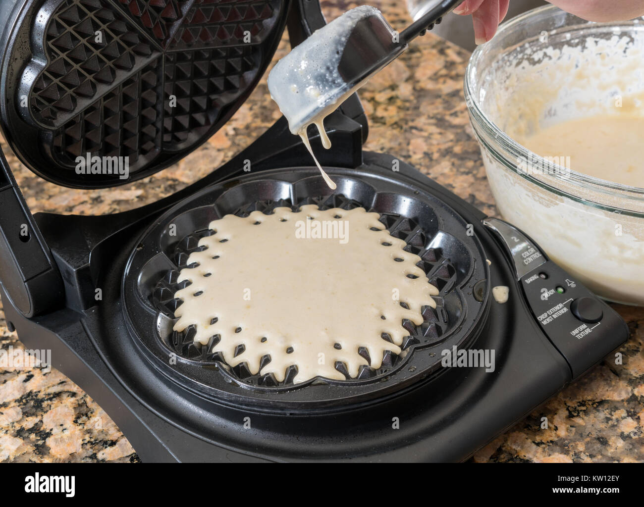 Norwegian waffle maker or iron Stock Photo Alamy