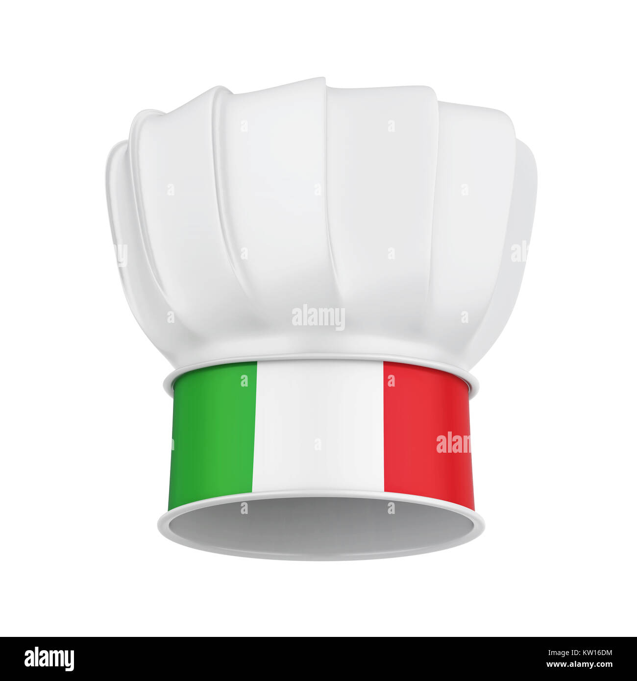 Italian Chef Hat Isolated Stock Photo - Alamy