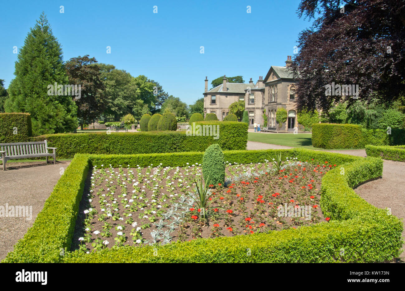 Lotherton Hall Gardens Stock Photo