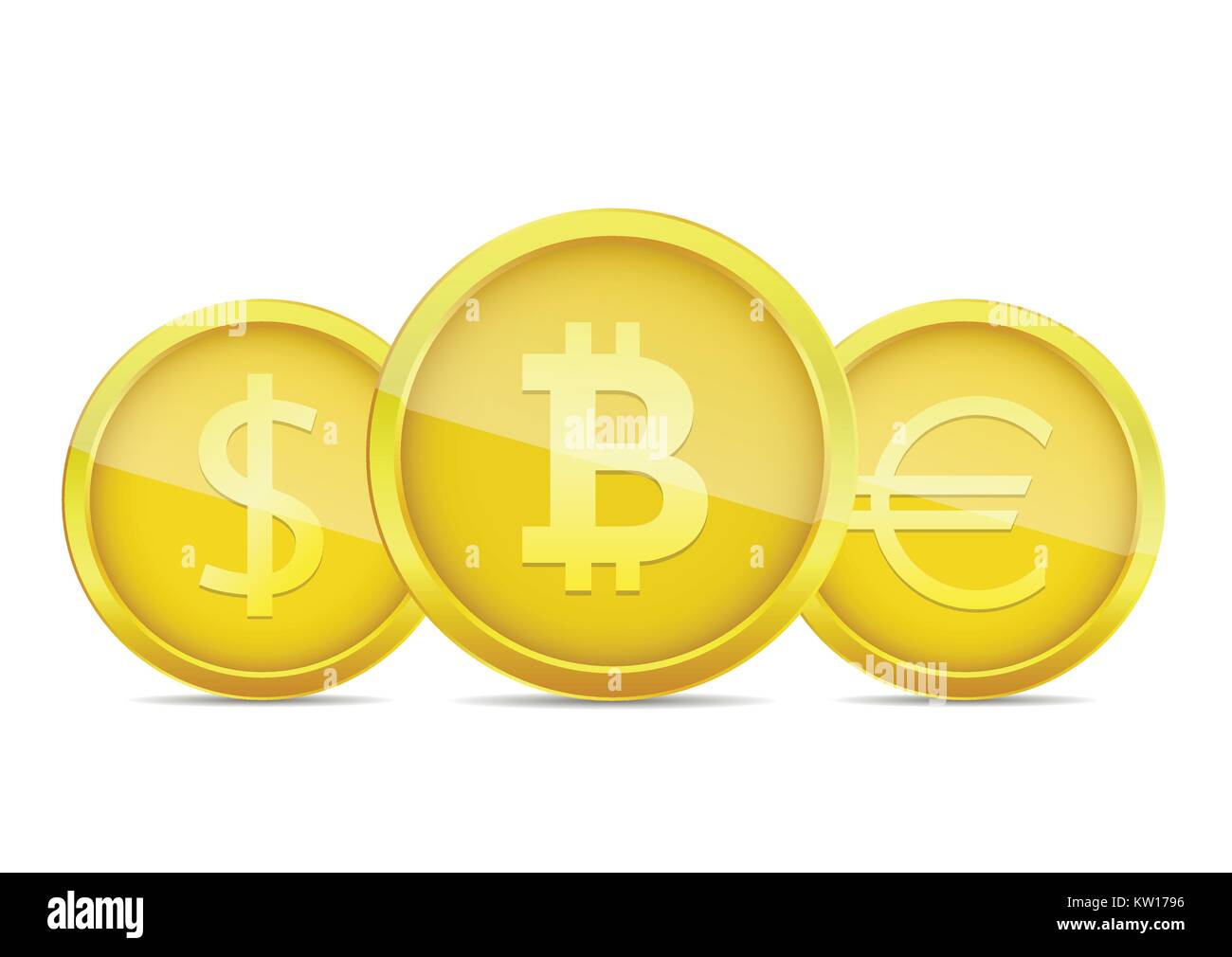 Golden money coin Stock Vector Image & Art - Alamy