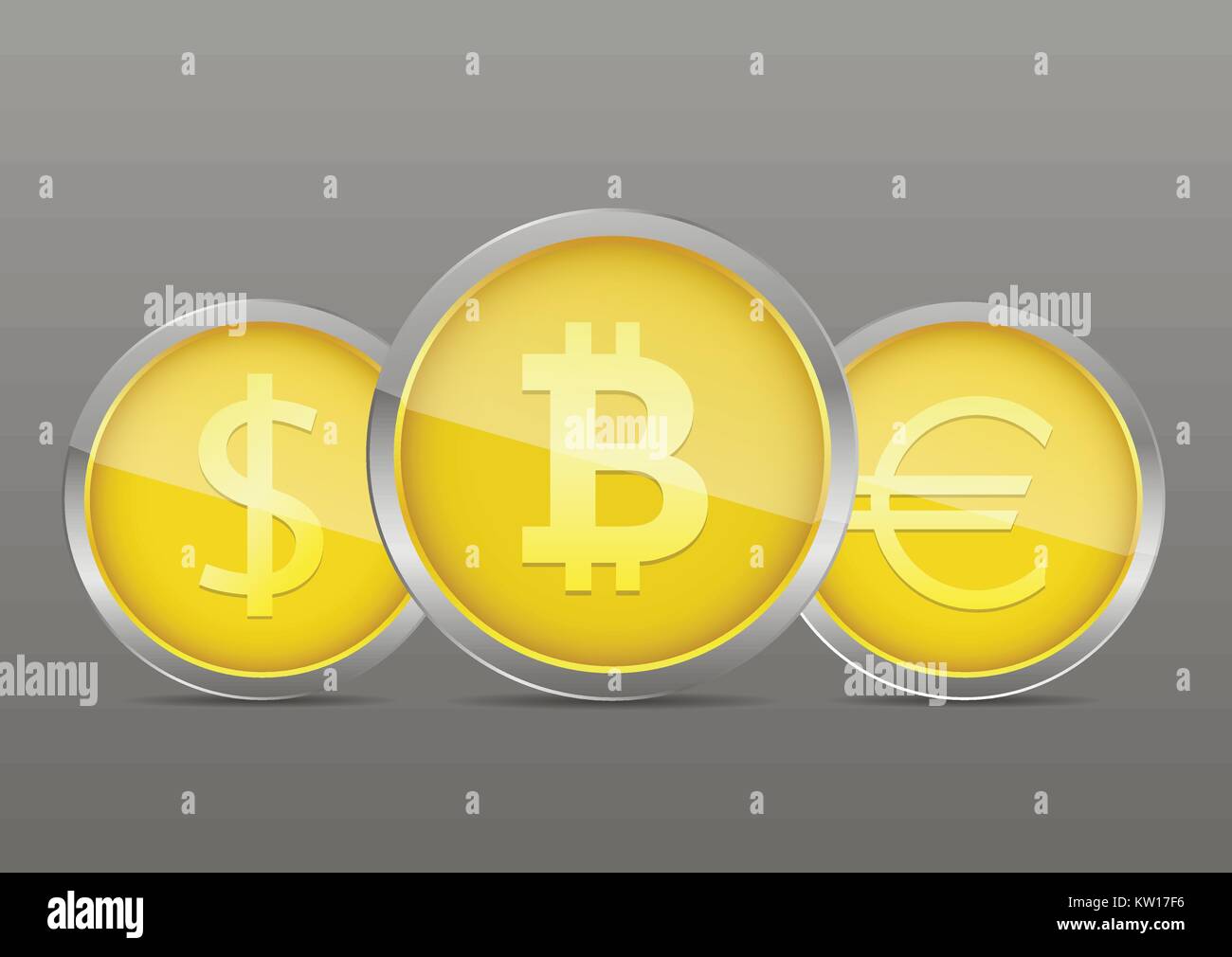 Golden money coin Stock Vector Image & Art - Alamy