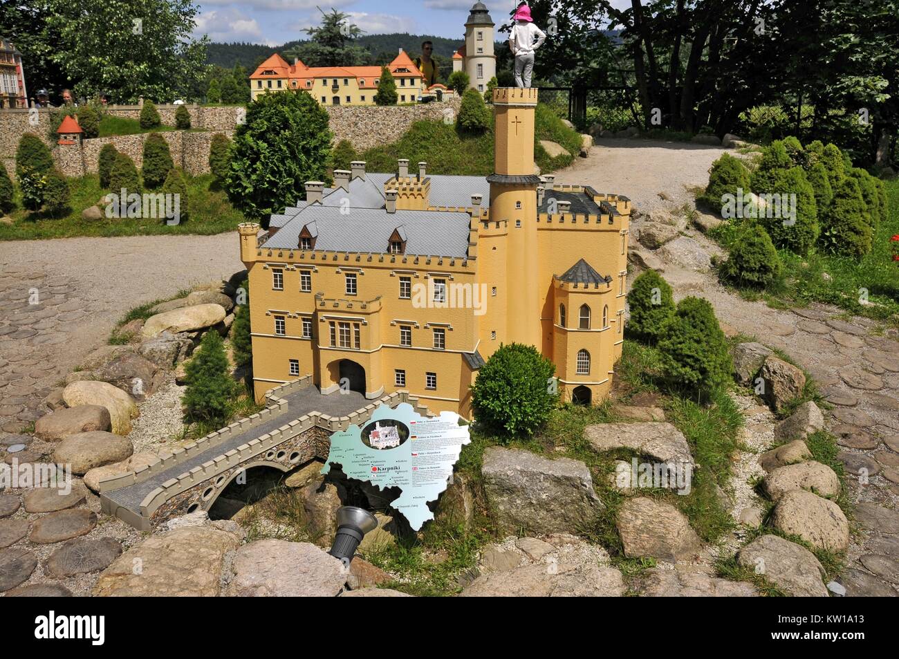 Park of Miniatures of Lower Silesia Monuments. Kowary, Lower Silesian