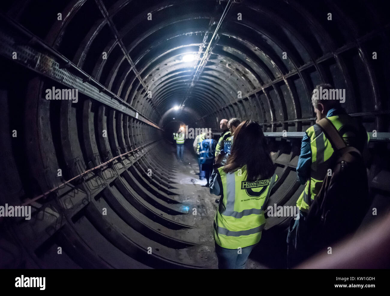 Euston Underground Tunnels, Hidden London Tour Stock Photo Alamy