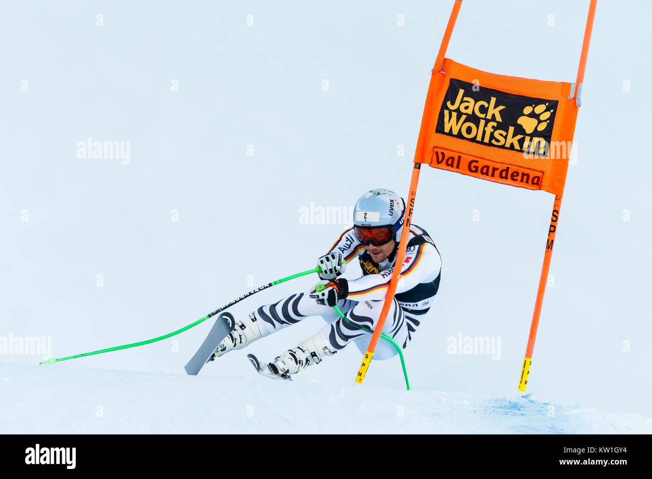 Val Gardena, Italy 14 December 2017. SCHWAIGER Dominik (Ger) competing