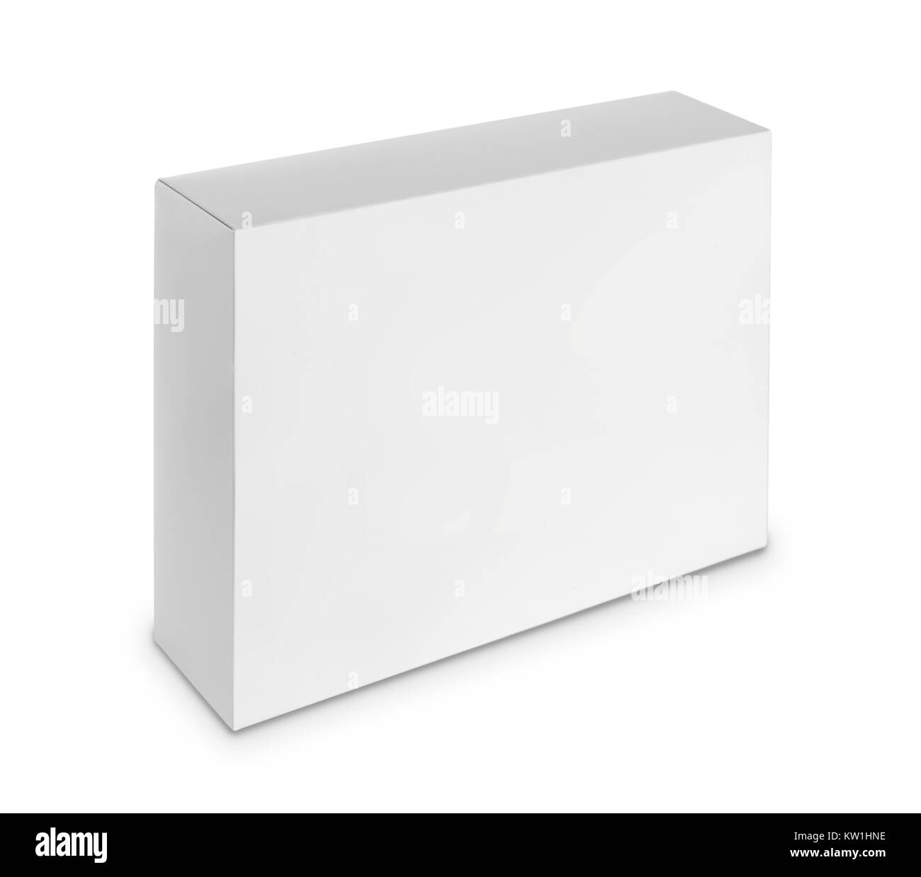 blank white box Stock Photo