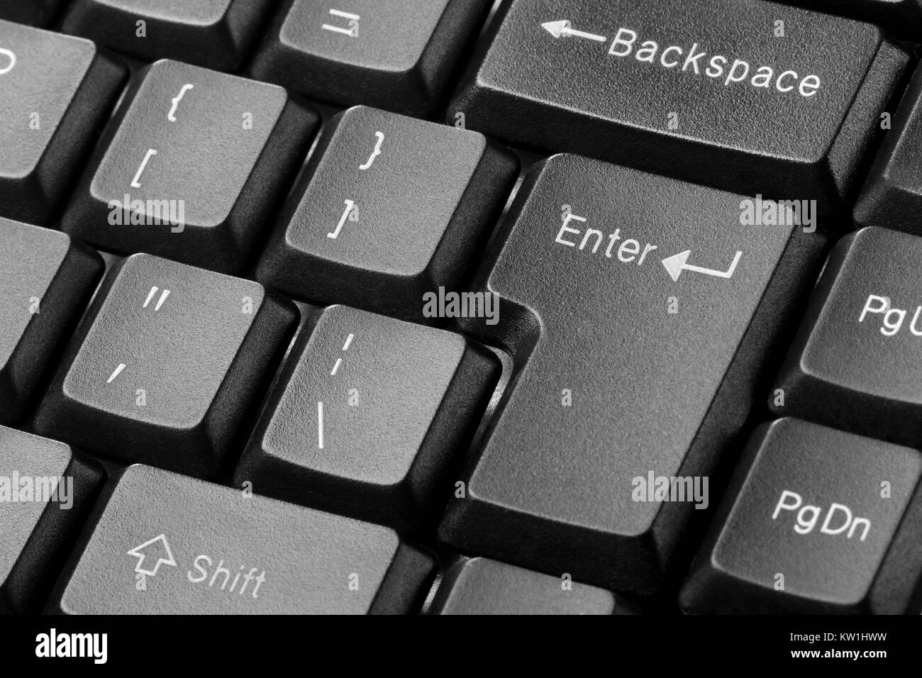 enter button keyboard Stock Photo Alamy