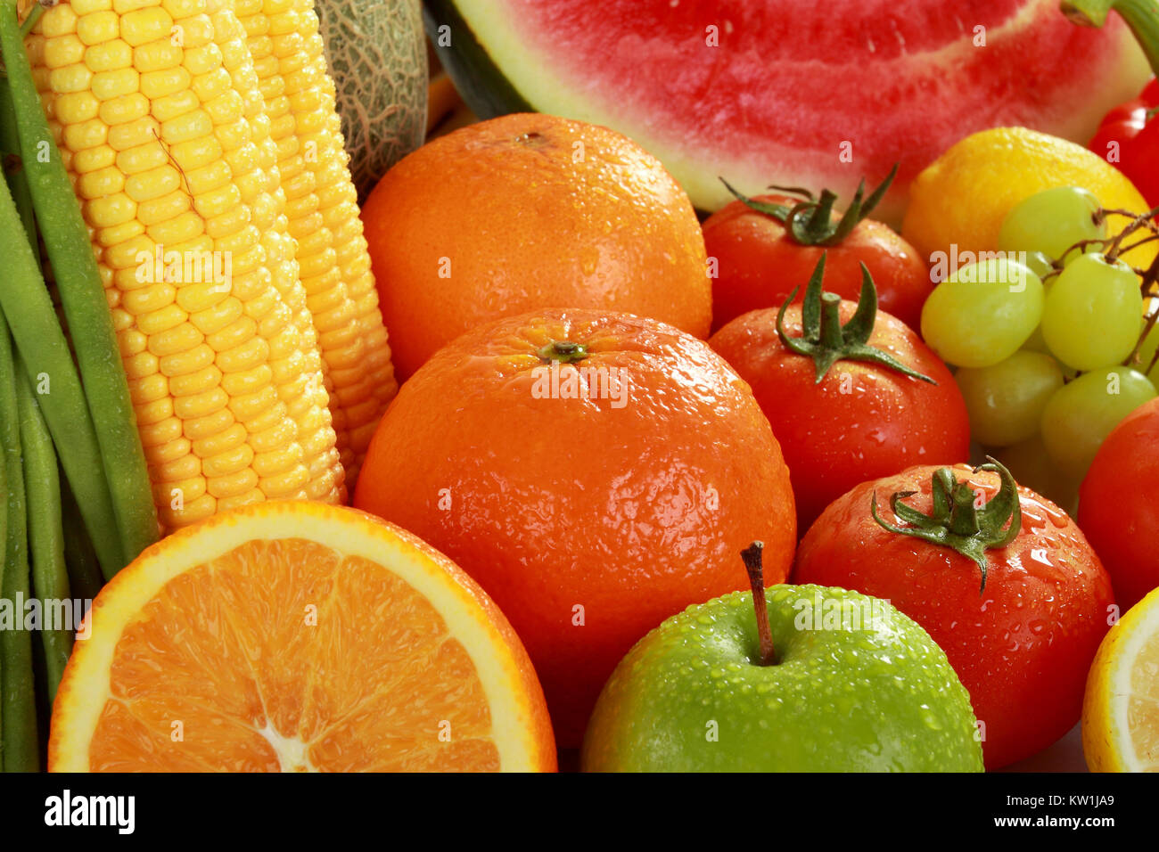 fresh Fruits and vegetables Stock Photo Alamy