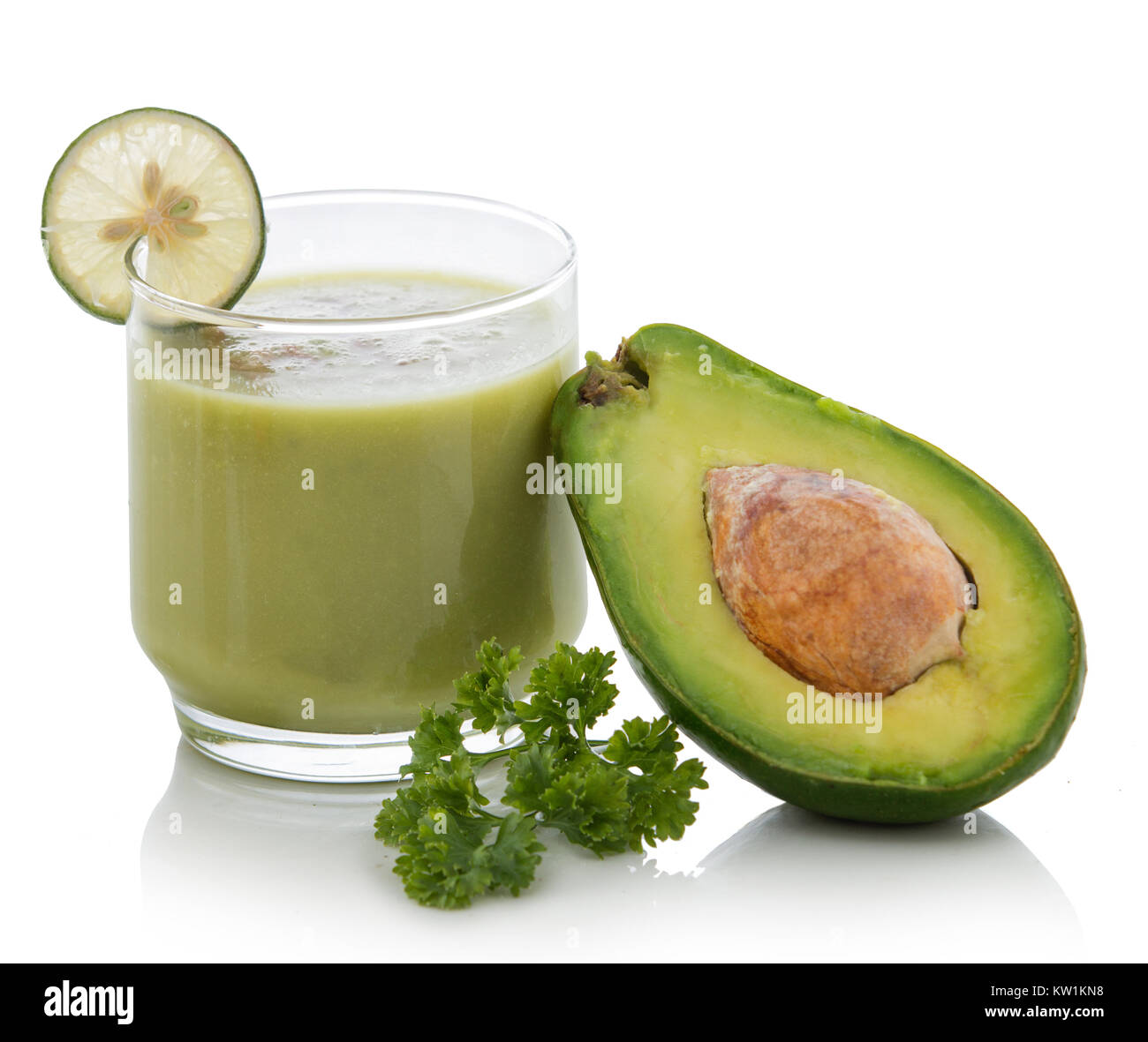 Avocado milk Smoothie Stock Photo Alamy