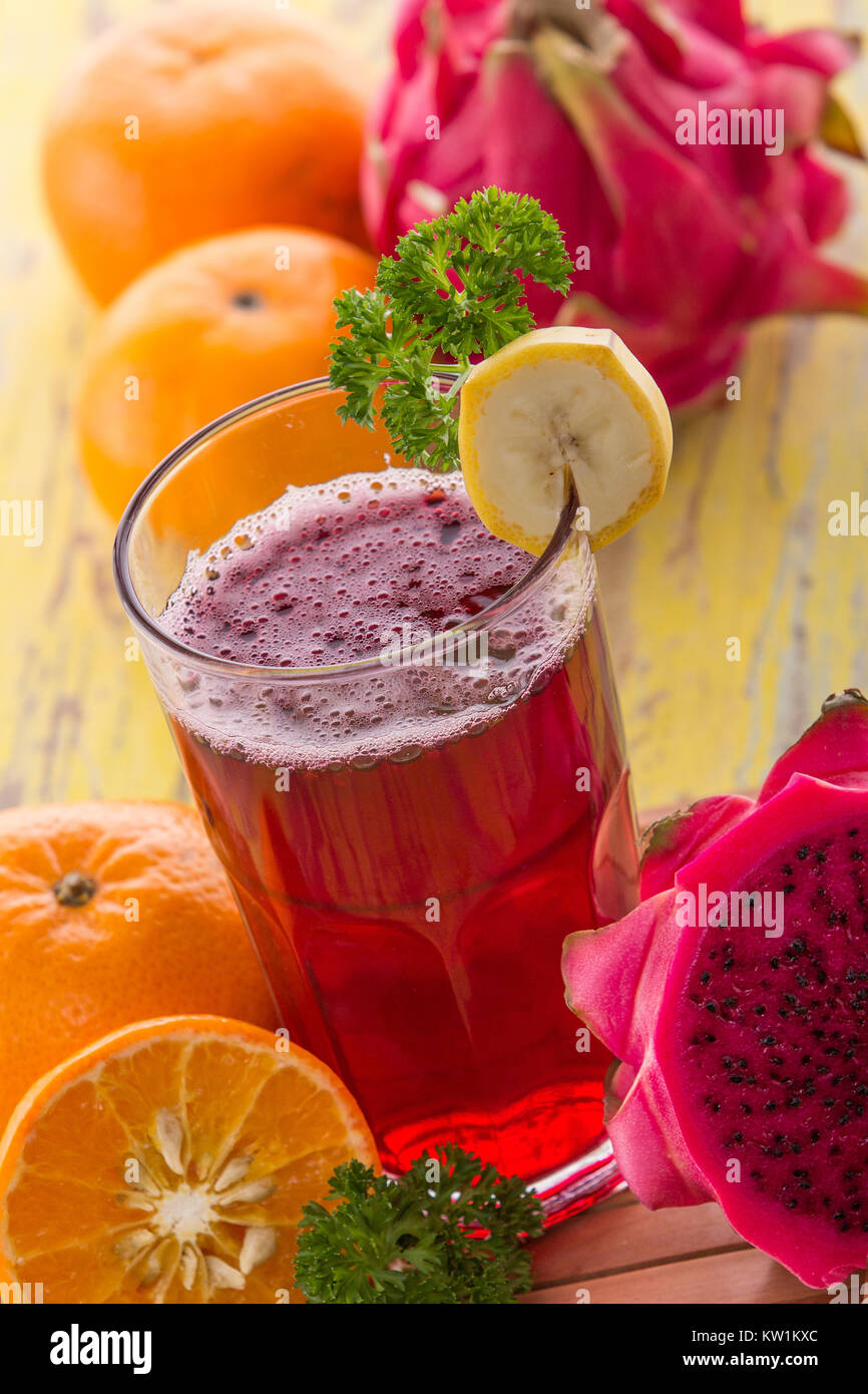 dragon fruit orange juice