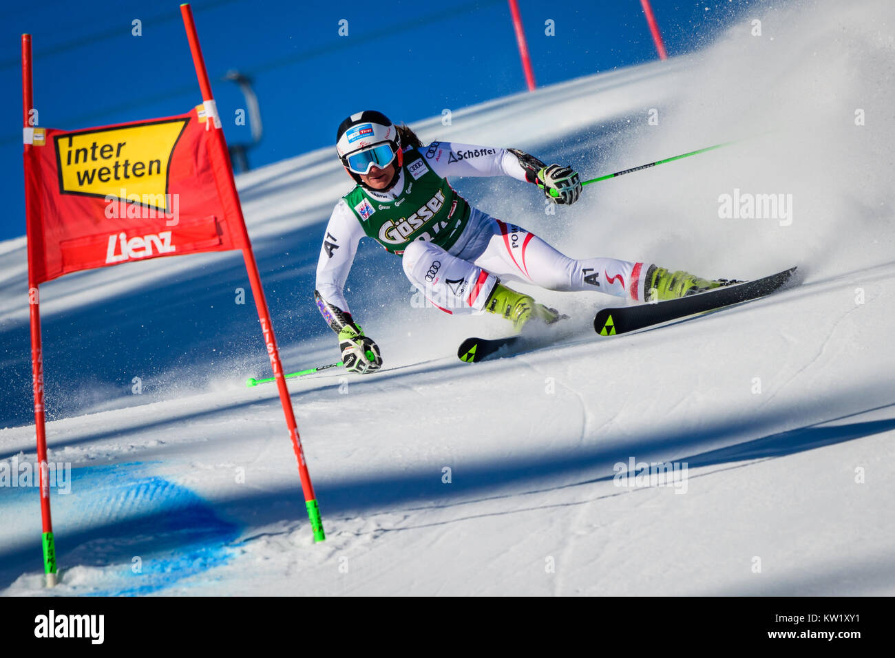 Lienz, Austria. 29th Dec, 2017. Ricarda Haaser of Austria competes