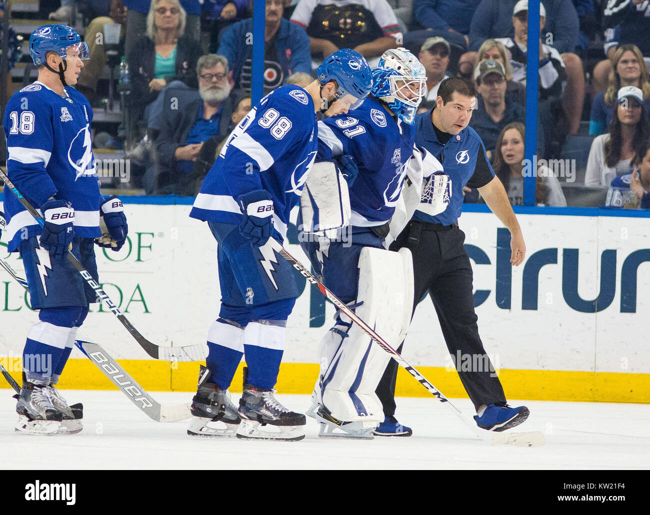 Florida, USA. 29th Dec, 2017. LOREN ELLIOTT Times.Tampa Bay Lightning
