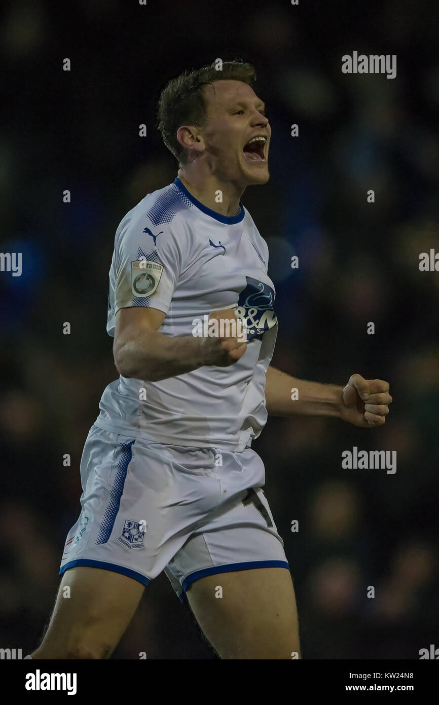 Tranmere, The Wirral, Merseyside, UK. 30th December, 2017. Connor