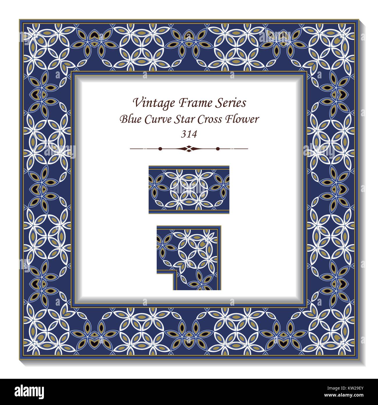 Blue star vine Stock Vector Images - Alamy